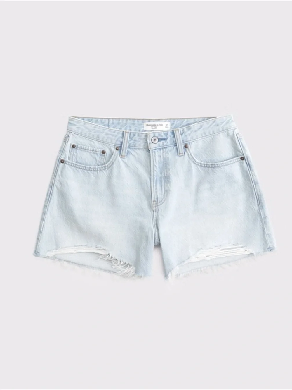 Abercrombie & Fitch Curve Love Low Rise Baggy Shorts